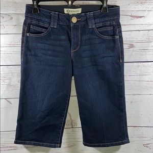 Democracy Ab Technology Dark Wash Shorts, Sz 2P